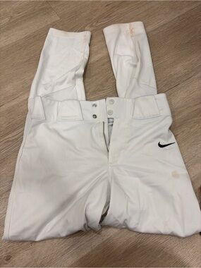 Nike White Baseball Pants